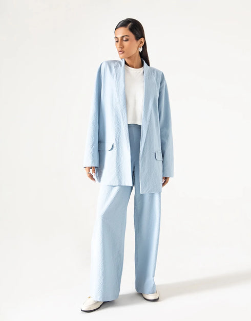 OVERSIZED TEXTURED BLAZER